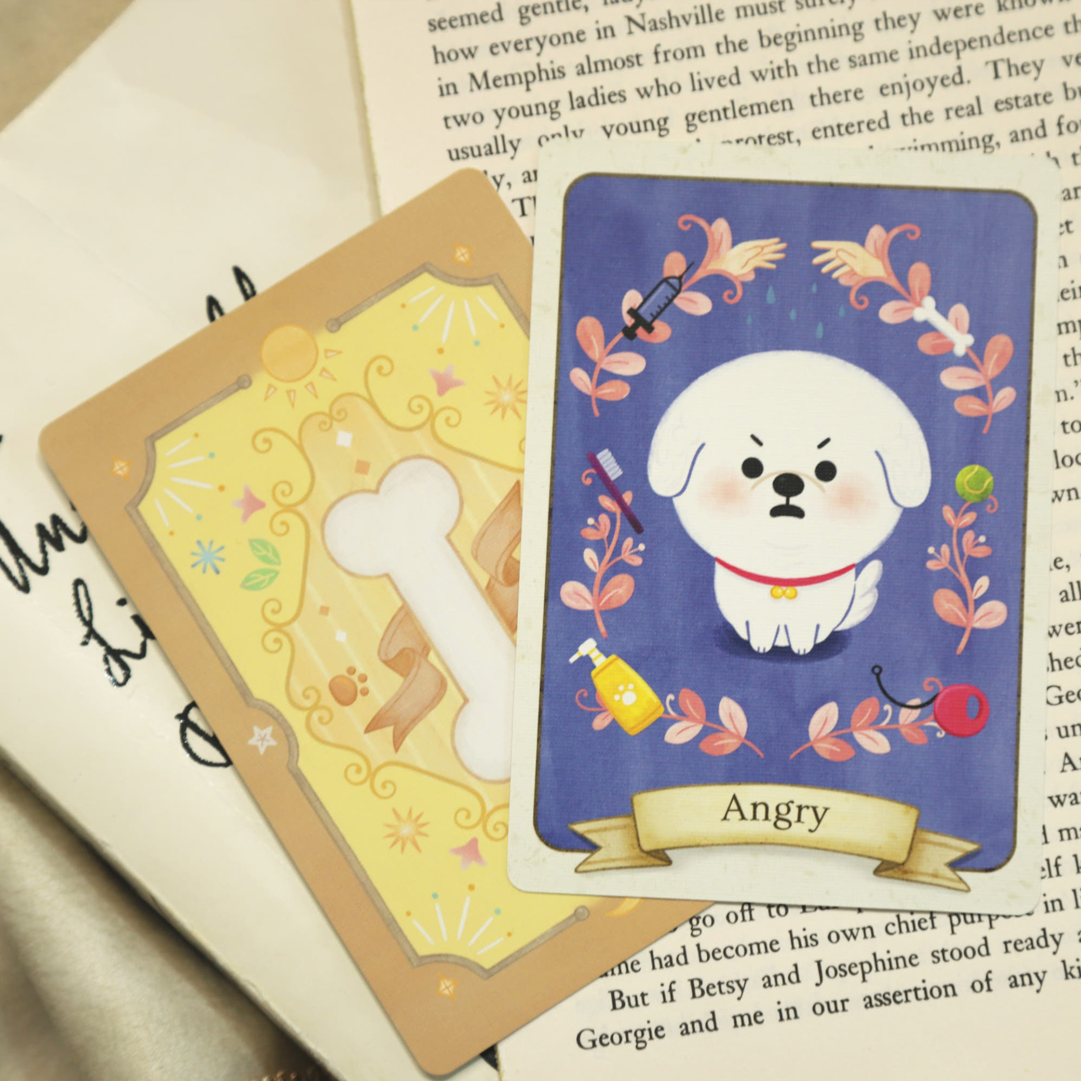 Mumu dog oracle card