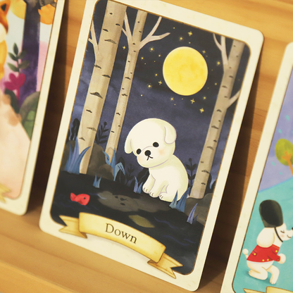 Mumu dog oracle card