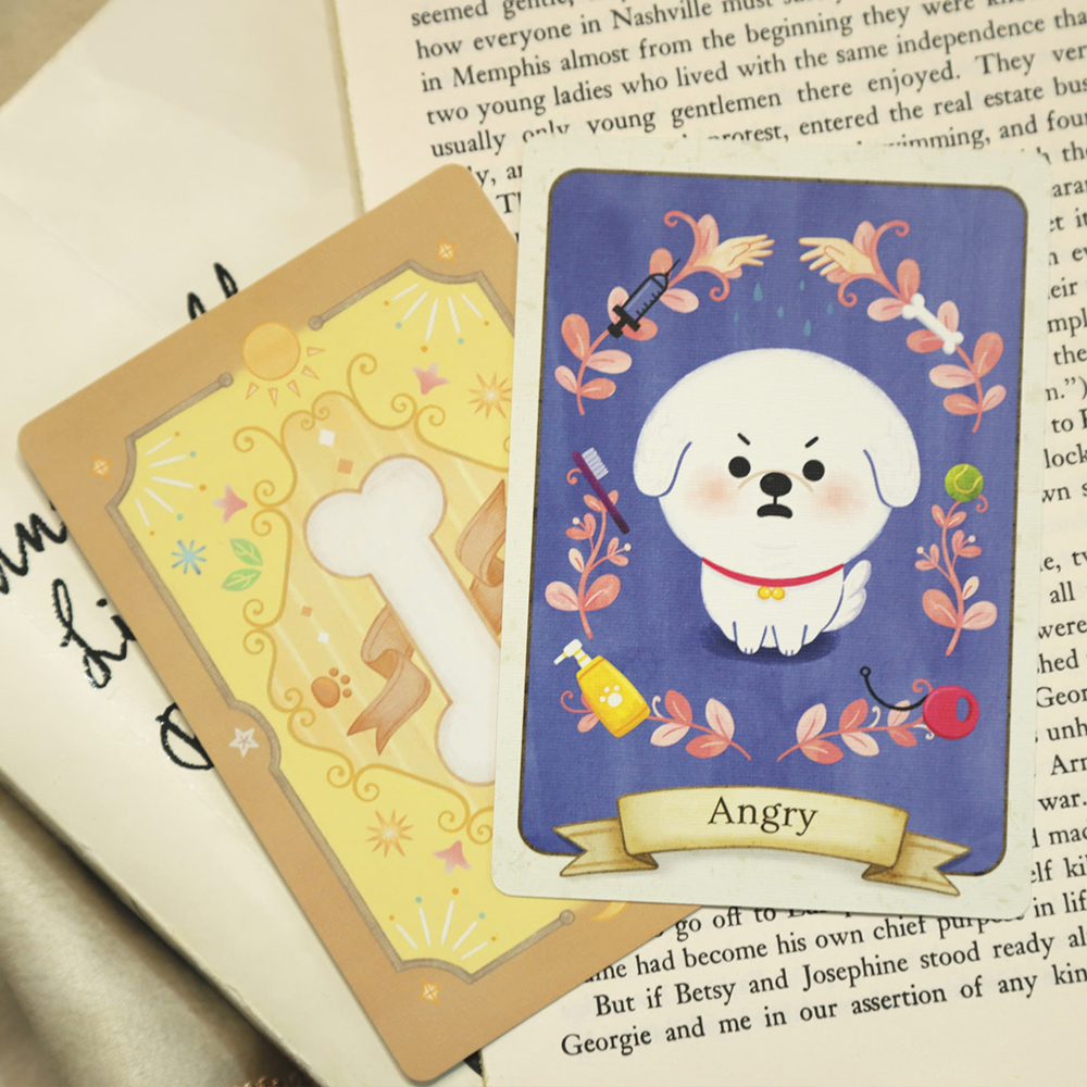 Mumu dog oracle card